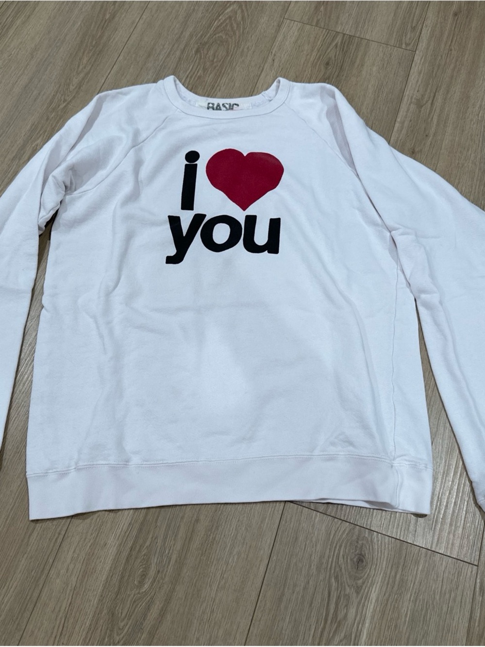 Freecity "I ❤ You" Graphic Sweatshirt